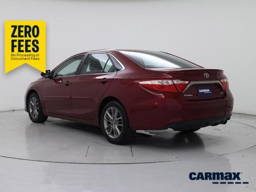 Red 2017 Toyota Camry SE