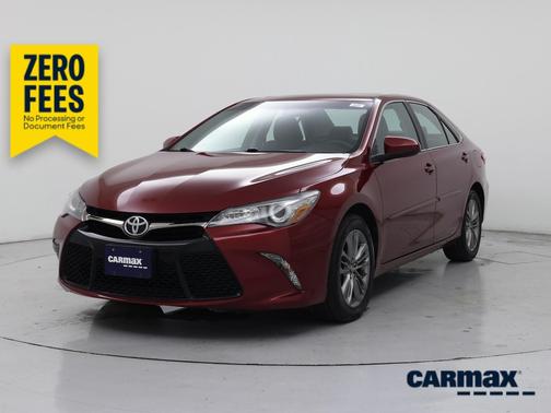 Red 2017 Toyota Camry SE