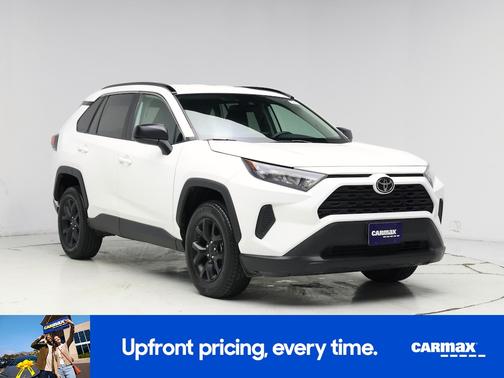 White 2021 Toyota RAV4 LE