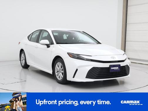 White 2025 Toyota Camry LE