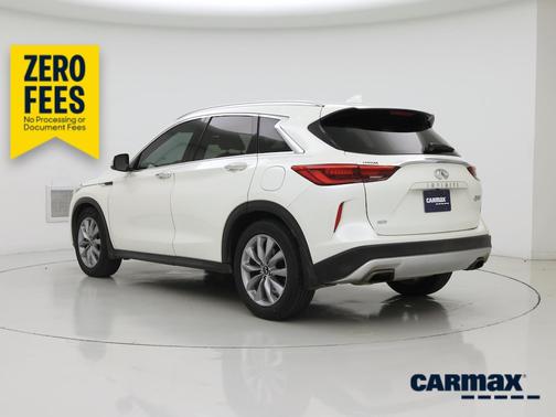 White 2021 INFINITI QX50 Luxe
