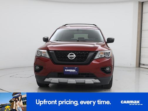 Red 2019 Nissan Pathfinder SV