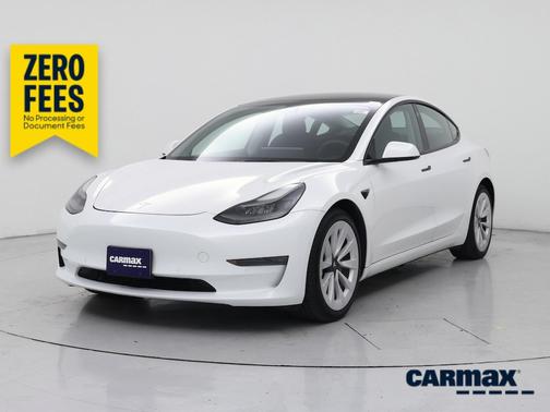 White 2022 Tesla Model 3 Long Range