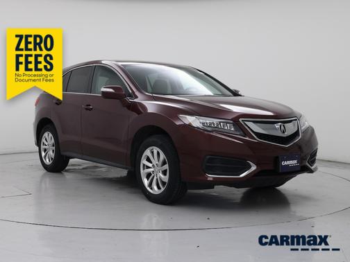 Red 2018 Acura RDX