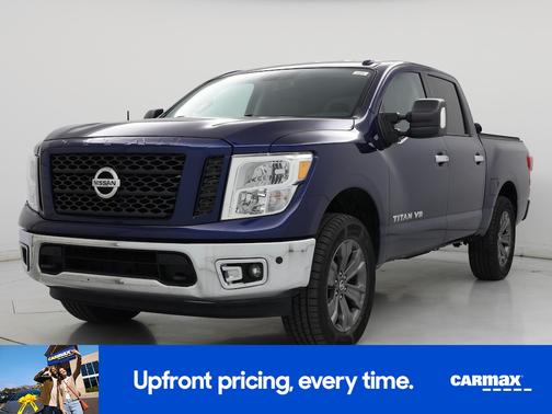 Blue 2018 Nissan Titan SV
