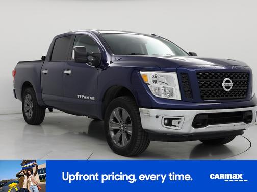Blue 2018 Nissan Titan SV