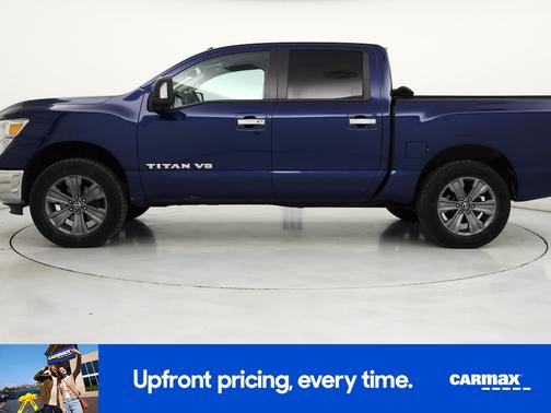 Blue 2018 Nissan Titan SV
