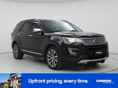 Black 2016 Ford Explorer Platinum