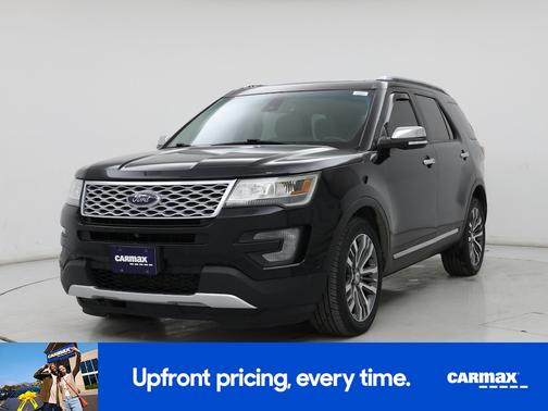 Black 2016 Ford Explorer Platinum