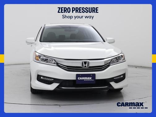 White 2017 Honda Accord EX-L
