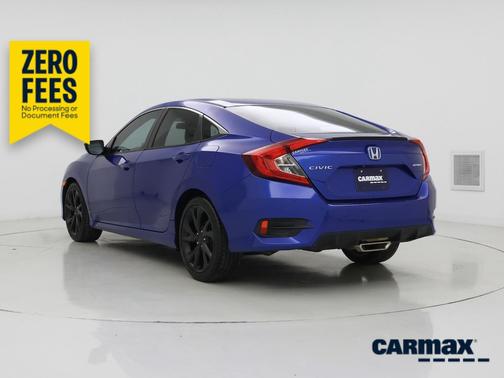 Blue 2021 Honda Civic Sport