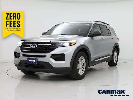 Silver 2022 Ford Explorer XLT