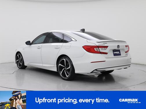 White 2022 Honda Accord Hybrid Sport