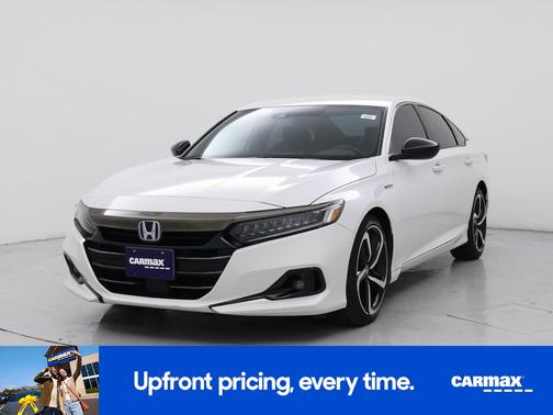 White 2022 Honda Accord Hybrid Sport