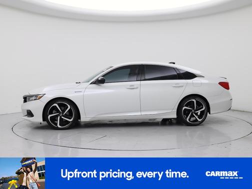 White 2022 Honda Accord Hybrid Sport