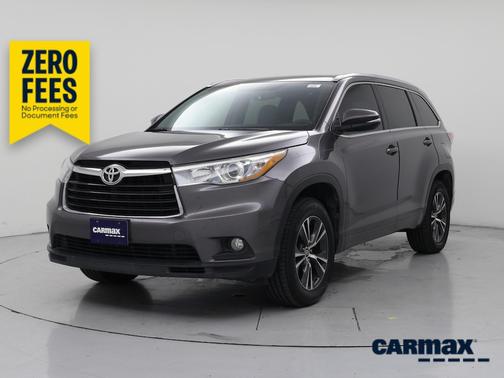 Gray 2016 Toyota Highlander XLE