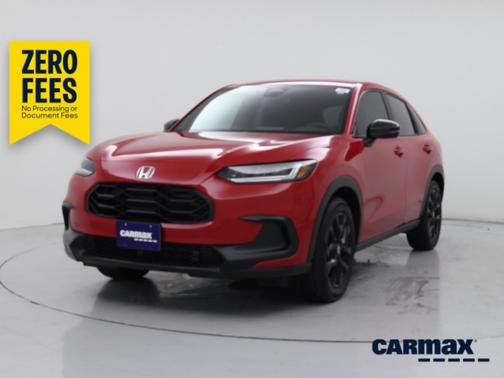Red 2025 Honda HR-V Sport