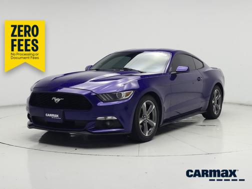 Blue 2015 Ford Mustang