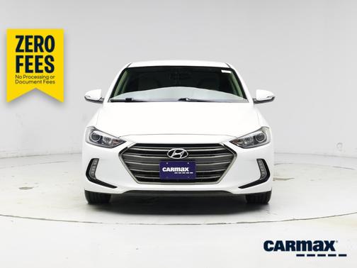 White 2017 Hyundai ELANTRA Limited