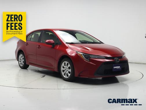Red 2020 Toyota Corolla LE