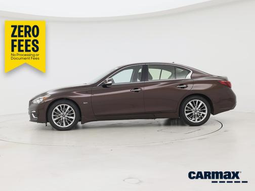 Brown 2020 INFINITI Q50 Luxe