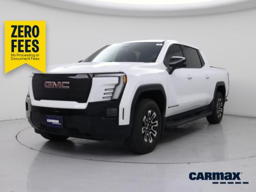 White 2026 GMC Sierra EV Extended Range Elevation