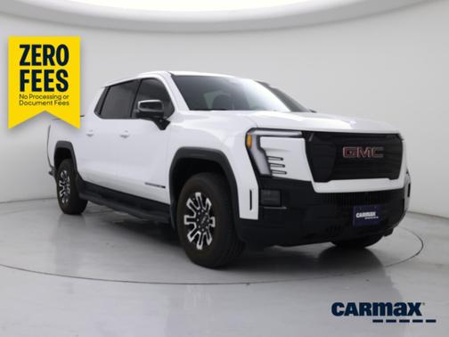 White 2026 GMC Sierra EV Extended Range Elevation