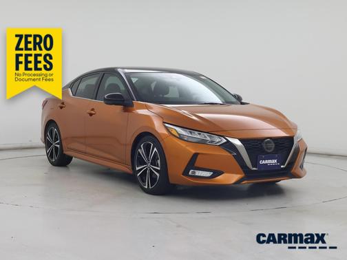 Orange 2021 Nissan Sentra SR