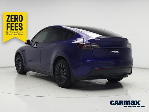 Blue 2025 Tesla Model Y Long Range