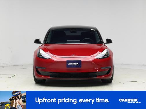 Red 2022 Tesla Model 3 Performance