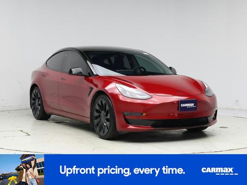 Red 2022 Tesla Model 3 Performance