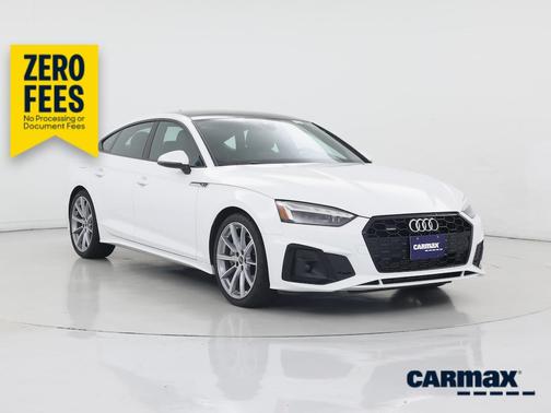 White 2025 Audi A5 Sportback S-Line Premium