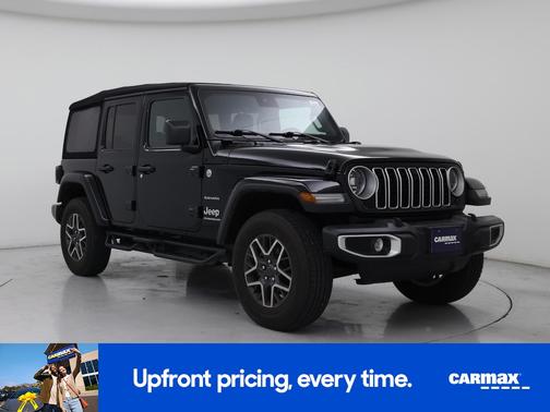 Black 2024 Jeep Wrangler Sahara