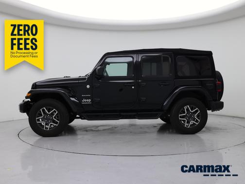 Black 2024 Jeep Wrangler Sahara
