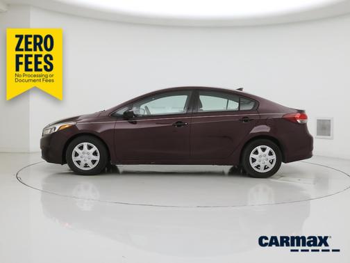 Burgundy 2017 Kia Forte LX