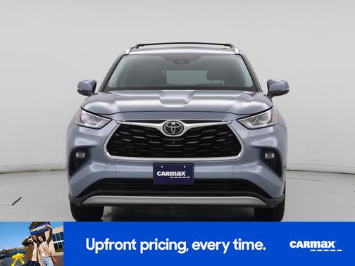 Blue 2020 Toyota Highlander Platinum