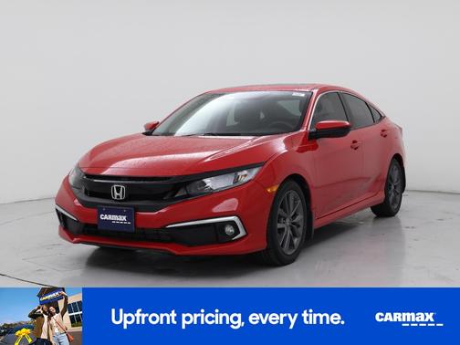 Red 2019 Honda Civic EX-L