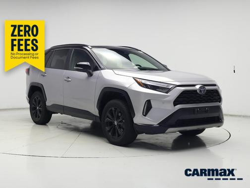 Silver 2022 Toyota RAV4 Hybrid XSE