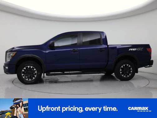 Blue 2022 Nissan Titan PRO-4X