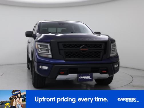 Blue 2022 Nissan Titan PRO-4X