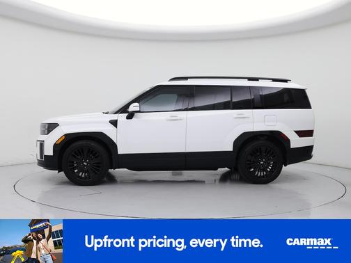 White 2025 Hyundai SANTA FE HEV Calligraphy