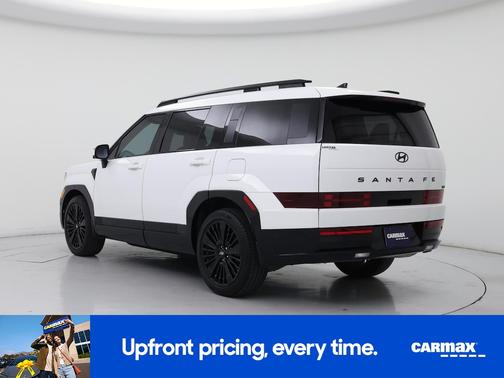 White 2025 Hyundai SANTA FE HEV Calligraphy