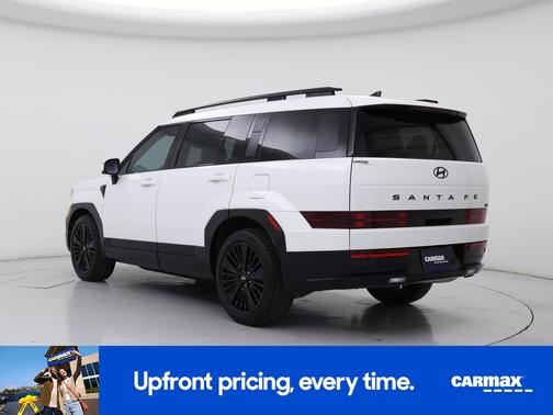 White 2025 Hyundai SANTA FE HEV Calligraphy