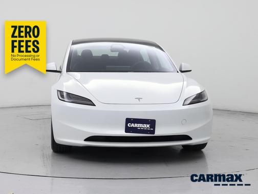 White 2024 Tesla Model 3 Long Range