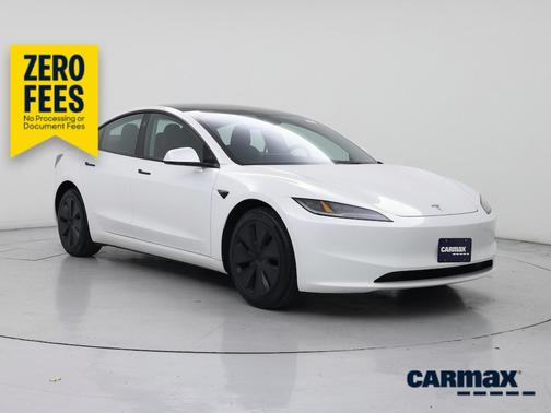 White 2024 Tesla Model 3 Long Range