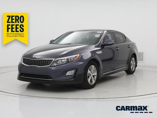 Blue 2015 Kia Optima Hybrid LX