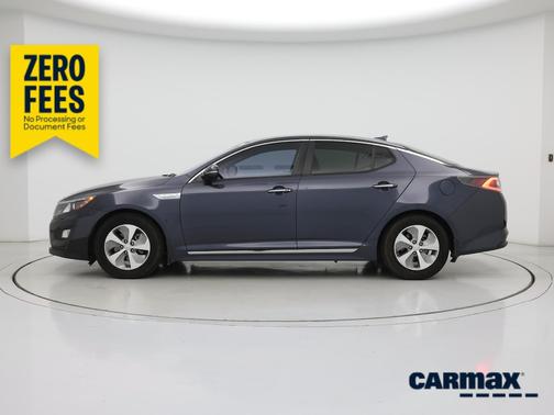 Blue 2015 Kia Optima Hybrid LX