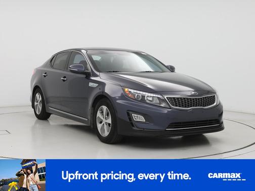 Blue 2015 Kia Optima Hybrid LX
