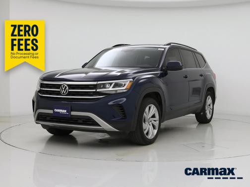 Blue 2022 Volkswagen Atlas SE