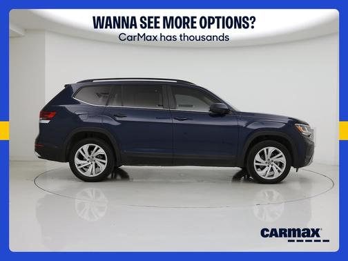 Blue 2022 Volkswagen Atlas SE